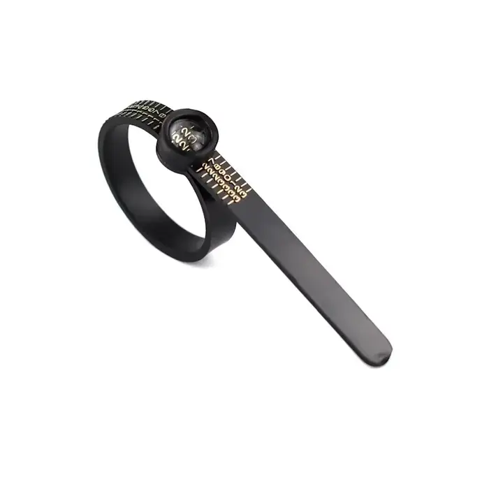 Jauge à bagues avec loupe