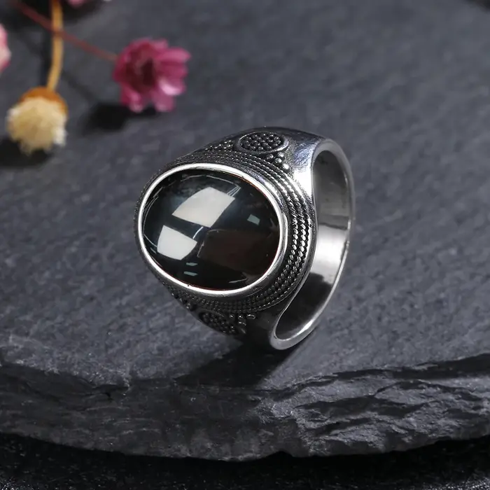 Bague en argent sterling 925 sertie de Labradorite naturelle élégante pour femmes occasions spéciales alliance de mariage bijou de luxe rétro style vendange