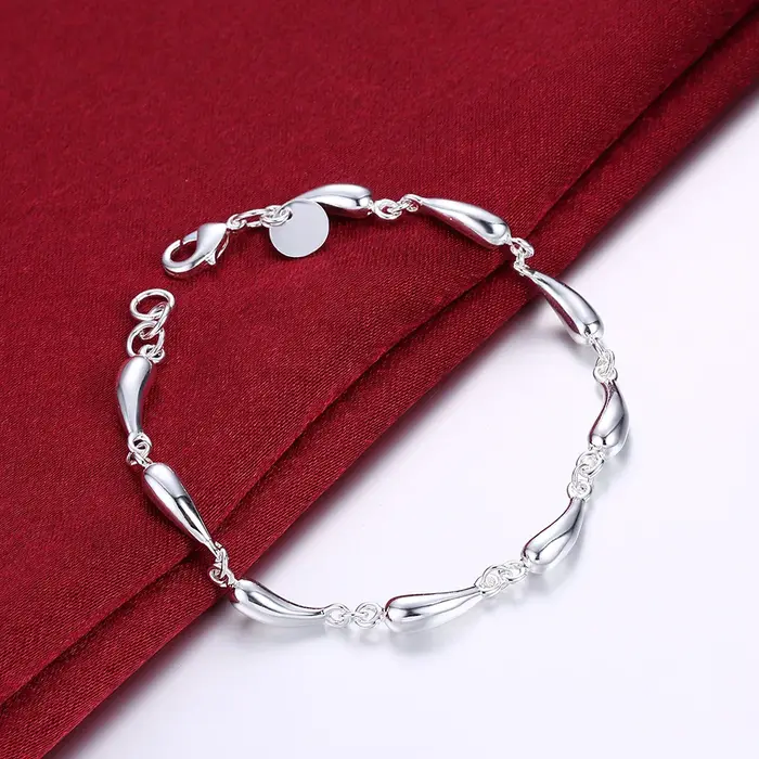 Bracelet en argent Sterling 925, chaîne mignonne pour femmes, bijoux à la mode, bijoux de charme, ca