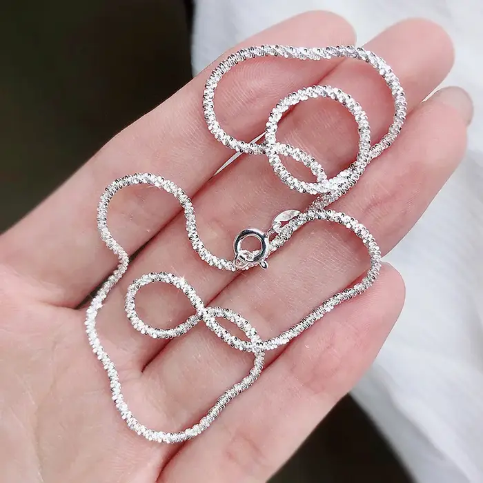 Collier en argent Sterling S925 authentique