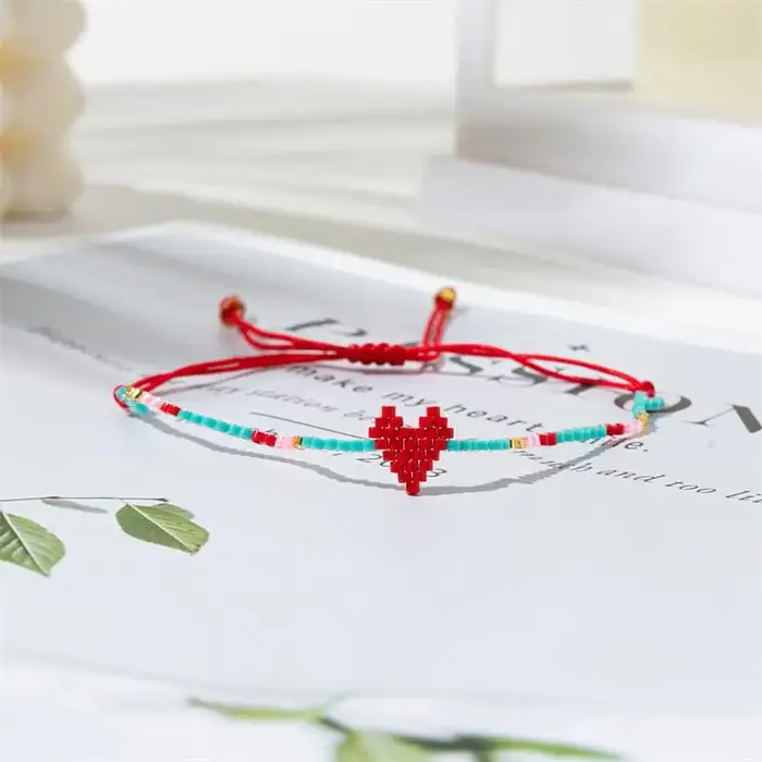 Bracelets de perles Miyuki faits à la main pour femmes coeur amitié Boho bijoux de mode Pulseras Mujer populaire