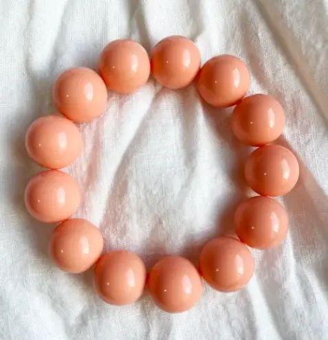 Bracelet en acrylique coloré, gros perles, bracelet épais, fluorescent, perles à la main, simple, em
