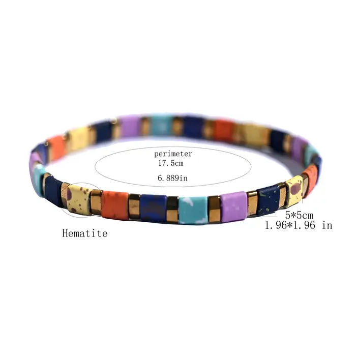 Tila perles Bracelet pour femmes mode nouveau Design hématite empilable coloré charme Pulseras Femme bijoux accessoires