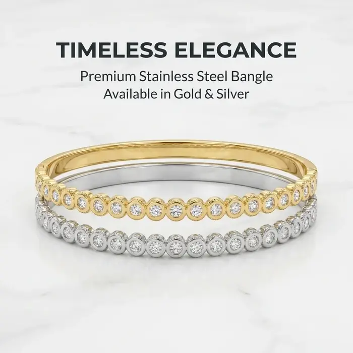 Bracelet élégant en cristal à motif grain de riz