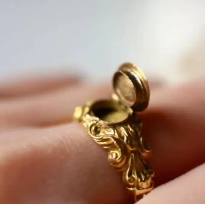 Bague en zircon classique de style mi-siècle, créative et intéressante, ouvrable, décoration de bagu