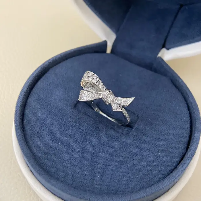 Bague en argent pur pour femme
