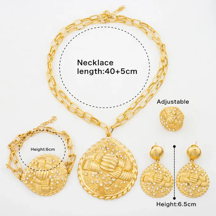 Ensembles de bijoux nigérians pour femmes