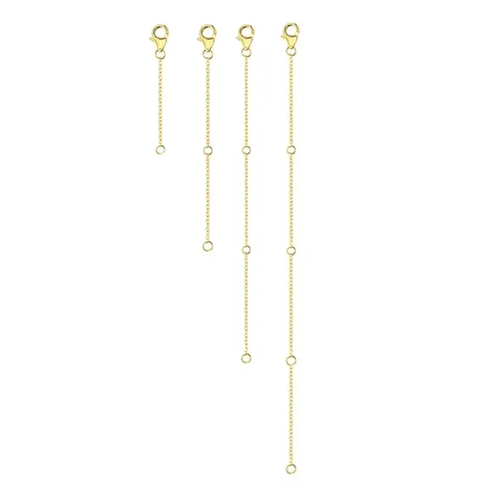 E0BF – extension bijoux Durable, fermoirs à homard réglables, connecteurs, chaîne d'extension