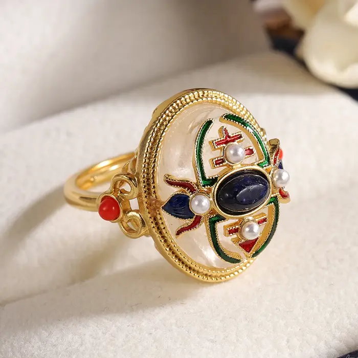 Bague Bohème Chic Dorée pour Femme