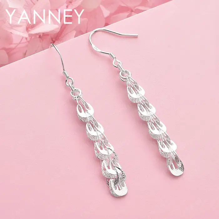 Boucles d'oreilles exquises et créatives en argent sterling 925 pour femmes, accessoires de mode, ca