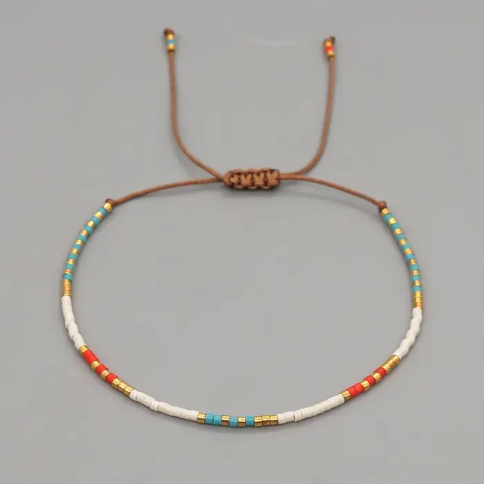 Go2Boho Miyuki Bracelets de perles Simple mince Bracelet bohème Pulsera Style natif bijoux brassard pour femmes
