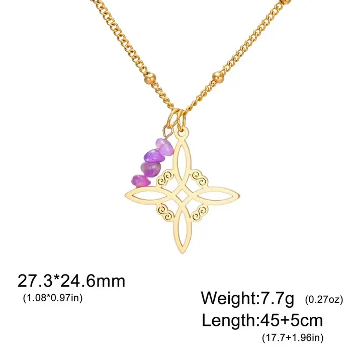 Dawapara – collier avec nœud de sorcière