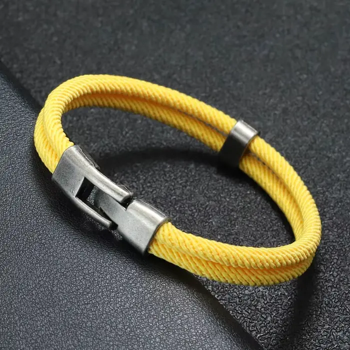 Bracelet Vintage Macramé pour Homme Style Vendange Accessoire de Mode Occasion Spéciale Cadeau Pour Lui