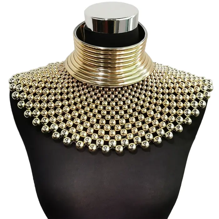 Marque de bijoux indiens, colliers de déclaration de perles faits à la main pour femmes, collier de 