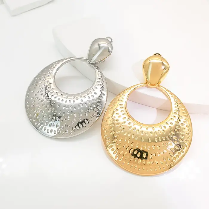 GZJPEI Boucles d'oreilles pendantes grandes et volumineuses