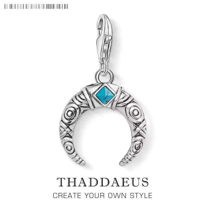 Breloque dent Vintage bleue, bon bijoux de Club de Style européen pour femmes et hommes, cadeau d'ét
