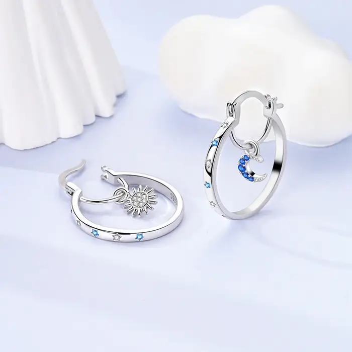 Boucles d'oreilles en argent 925