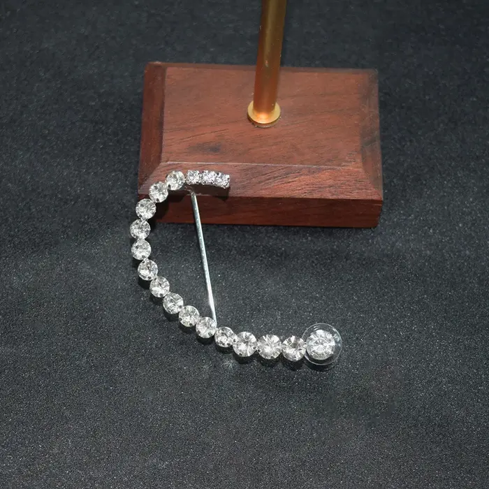 Boucles d'oreilles en cristal biscuits pour femmes