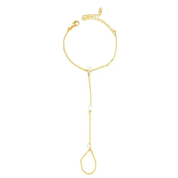 Bracelet de fête en cristal de Zircon scintillant pour femmes