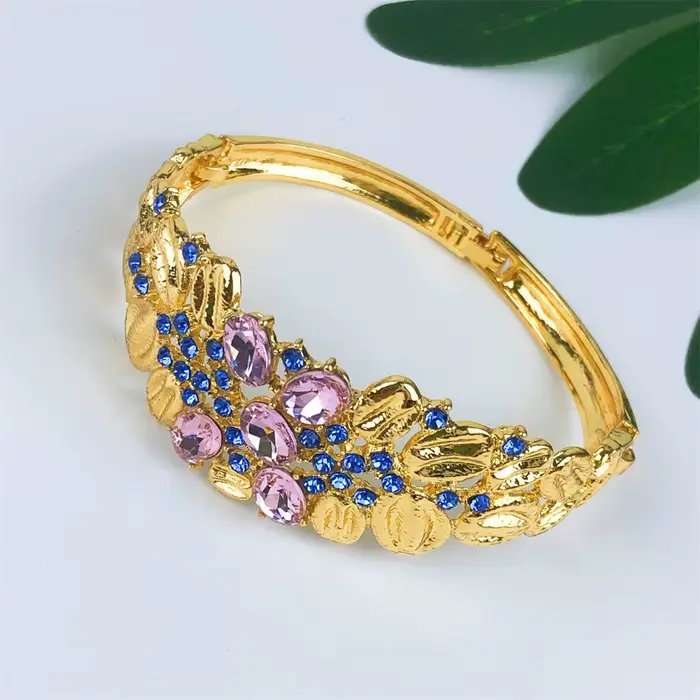 Ensemble de bijoux vintage en opale plaqué or 18 carats pour femmes soirée élégante italienne brésilienne qualité haute four full jewelry set