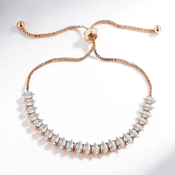Bijoux de style hip-hop - Bracelet tennis en cristal - Zircon coloré AAA - Bracelet en argent S925 pour femme - Accessoire de fête de style punk