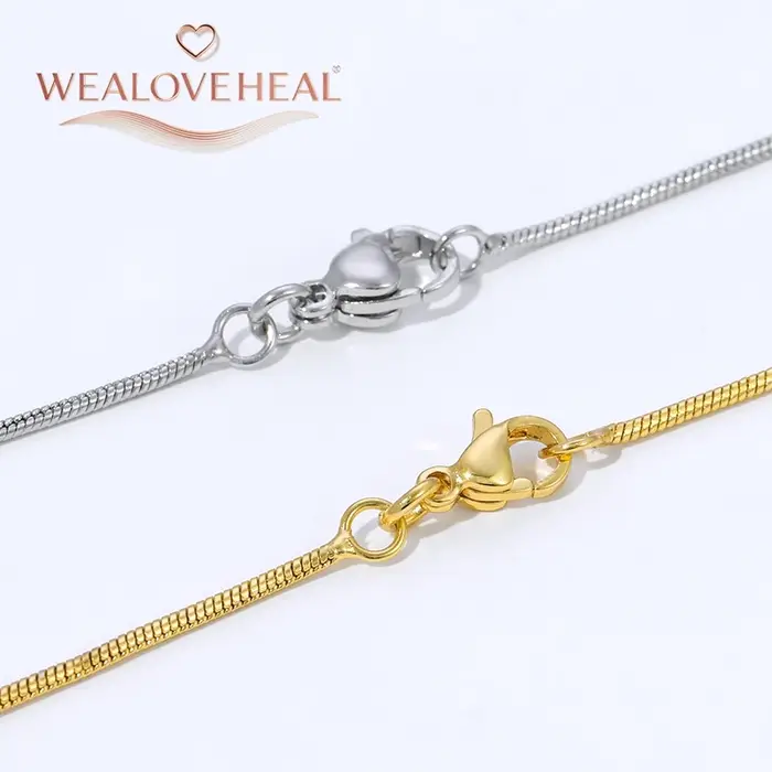 Chaînes de collier de luxe en laiton plaqué or 18 carats