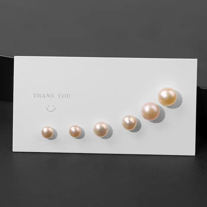Boucles d'oreilles en perles d'eau douce naturelles pour femmes et filles, 3 couleurs, bijoux fins de mariage, cadeaux, 3 paires