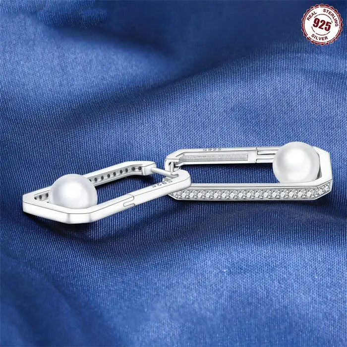 Boucles d'oreilles en argent sterling S925