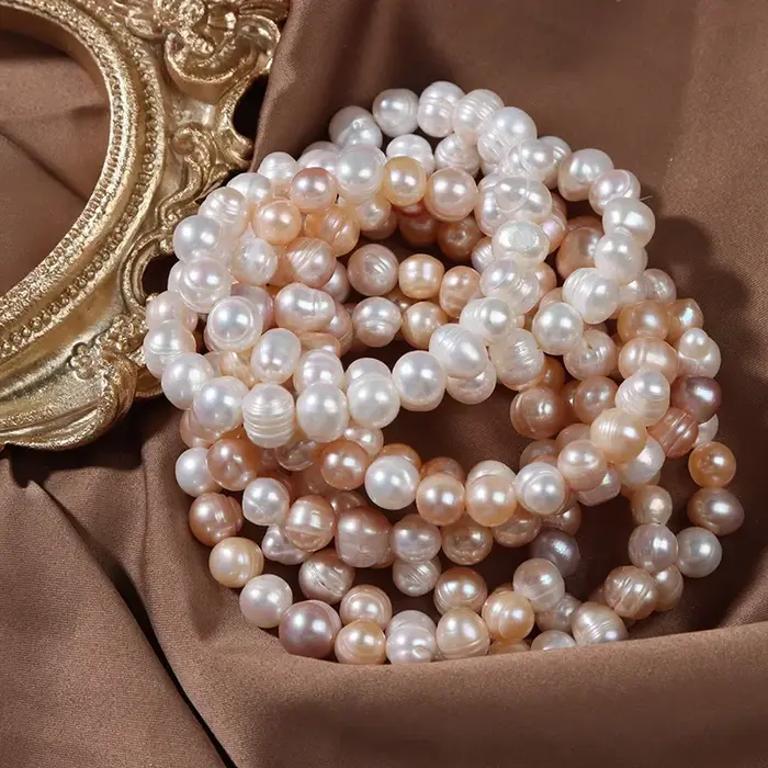 Bracelets de luxe en perles naturelles pour femmes