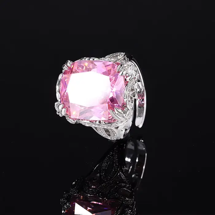 Breloques en Aigue-marine et Émeraude pour Femme, 14x16mm, Diamant de Laboratoire, Pierre Précieuse,