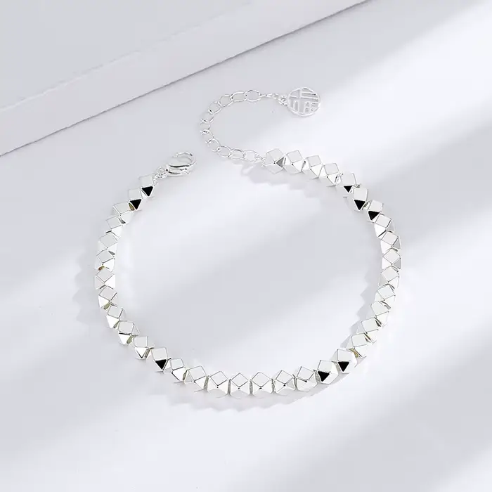 Collier brillant en argent regardé Chim925 pour femme, pull à la mode, bijoux fins, accessoires cade