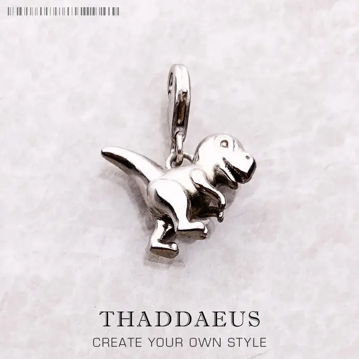 Pendentif dinosaure en argent Sterling 925, breloque pendante pour femmes et hommes, bijoux fins mig