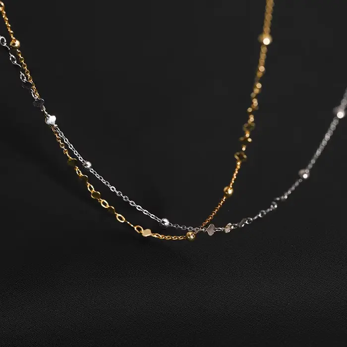 Collier en argent Sterling 925 en forme de cœur pour femme