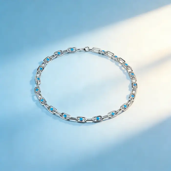 Collier en opale éblouissante