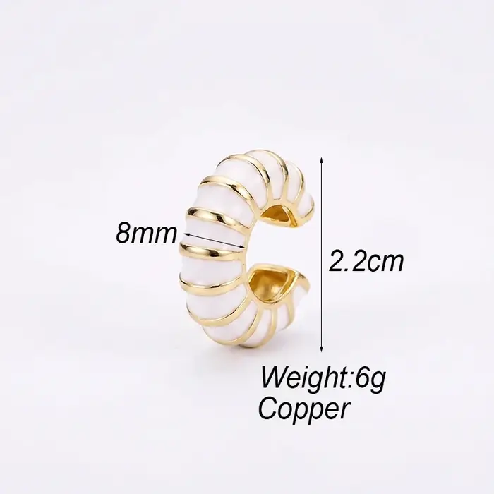 Boucles d'oreilles clips bohèmes exquises pour femmes