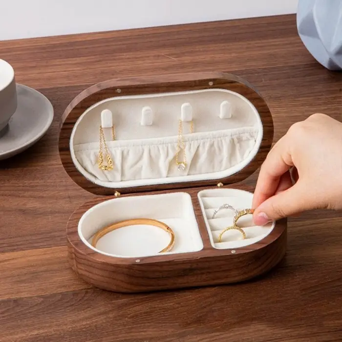 Organisateur bijoux en bois