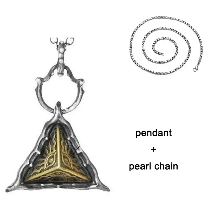 Collier œil d'Horus en cuivre pour hommes, pendentif mythologique de protection et tracker d'humeur pour soirées et événements spéciaux