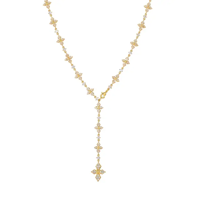 Collier Y de luxe pour femme