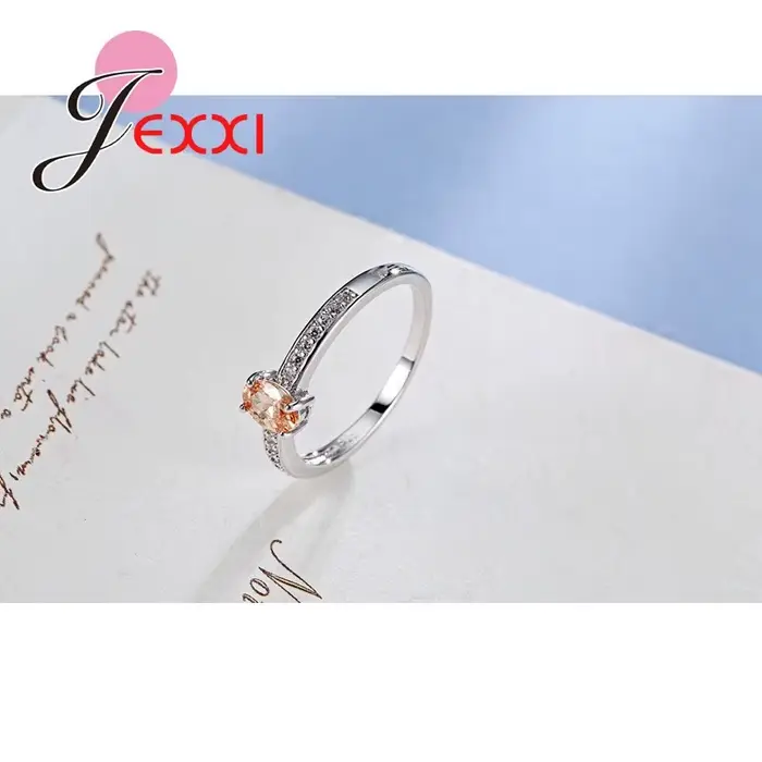 Bague de promesse en argent Sterling 925
