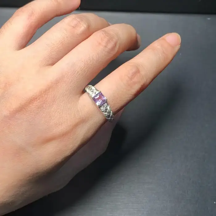 Bague en pierre naturelle Alanding Yst pour femme