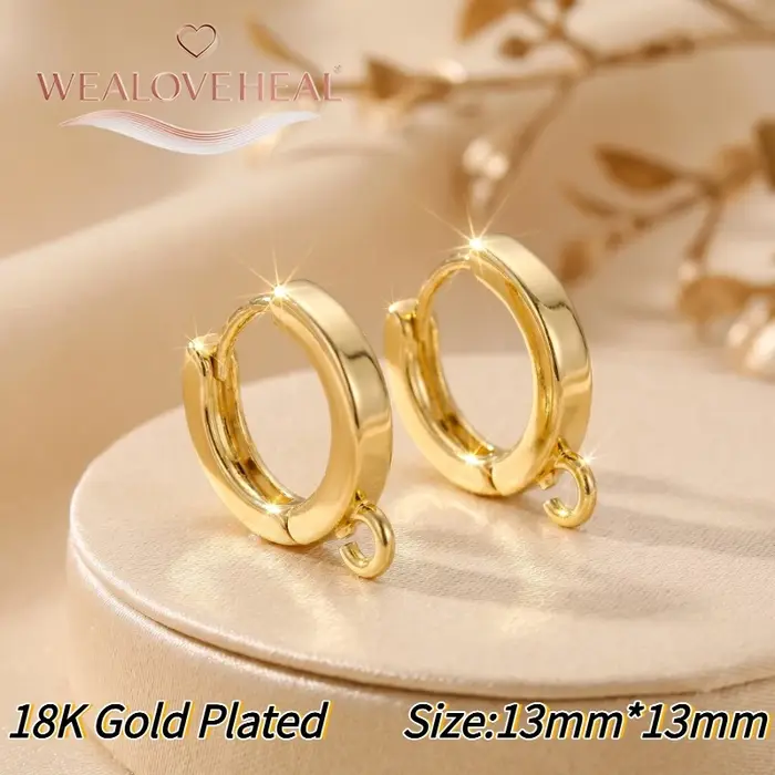 Composants de boucles d'oreilles à fermoir levier, motif papillon exquis pavé de CZ, en laiton plaqu