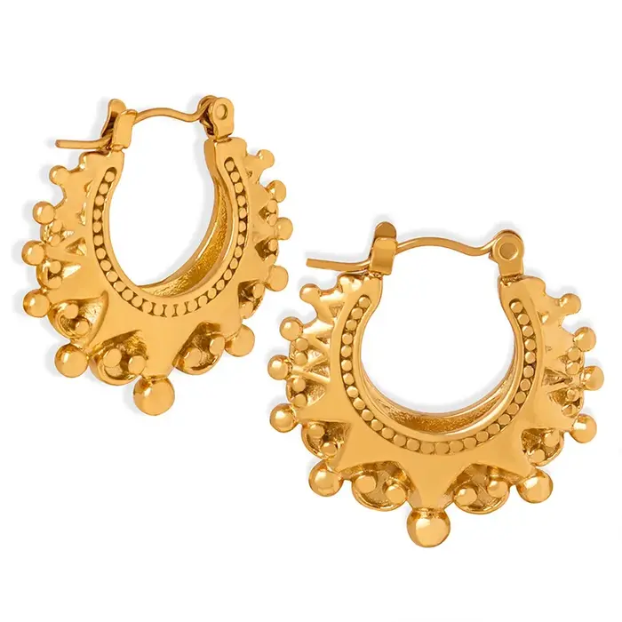 Boucles d'oreilles de style victorien - Bracelet manchette gitane Boho