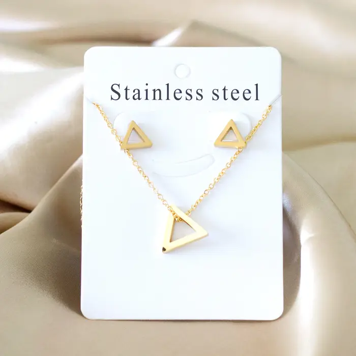 Petits ensembles de bijoux coréens pour femmes