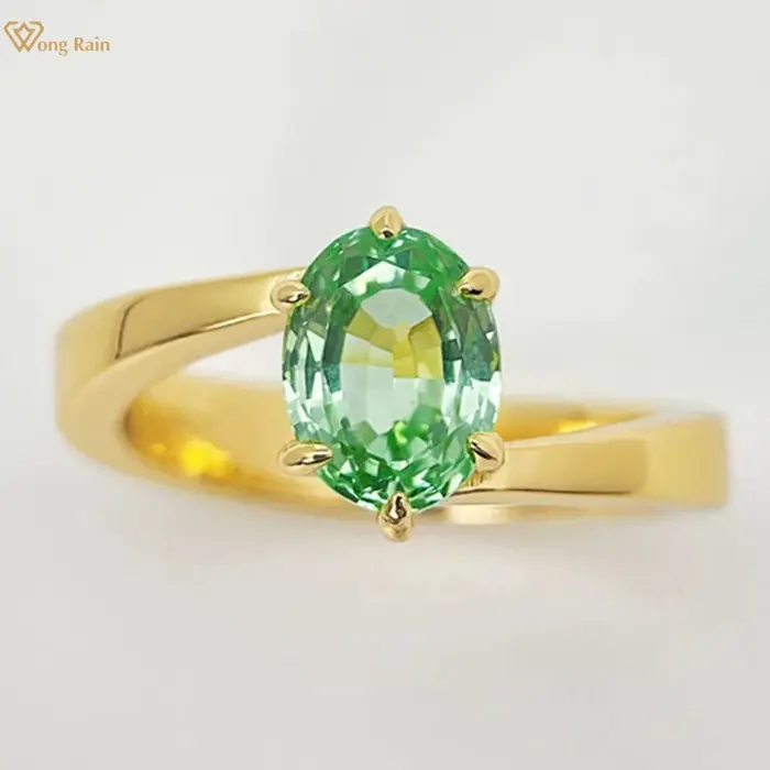 Wong Rain – bague Vintage en argent Sterling 925 massif