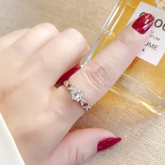 Bague Ajustable Vintage Amissié pour Femme