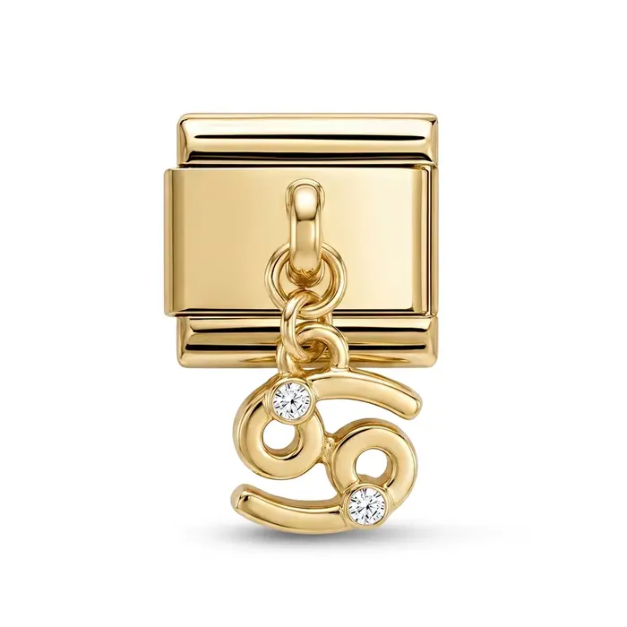 Bracelets en acier inoxydable avec breloques italiennes, breloques Constellation Lion Vierge Bélier,