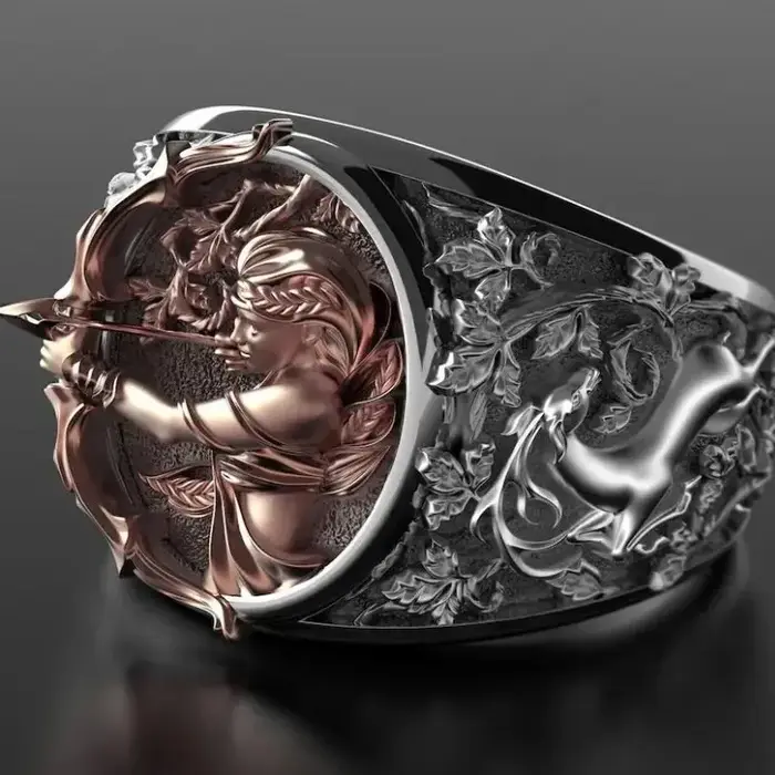 Bague Déesse Grecque Antique - Bague Ouverte Polyvalente Tendance