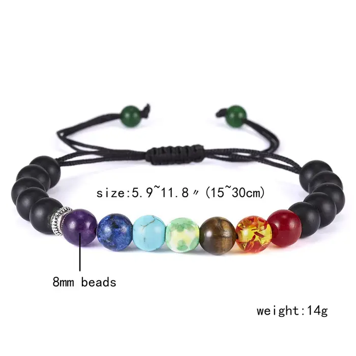 Bracelet en pierre de guérison Reiki pour femmes et hommes