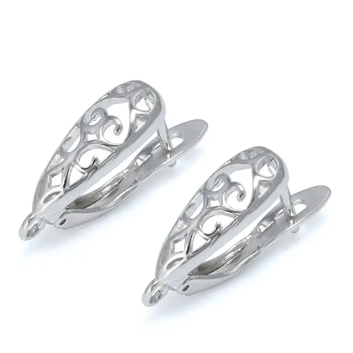 Crochets de boucles d'oreilles en Bronze Antique, 1 paire, accessoires pour bricolage de femmes, fou