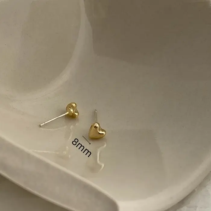 Boucles d'oreilles irrégulières en forme de gros pétale de fleur dorée pour femmes, tempérament Simp